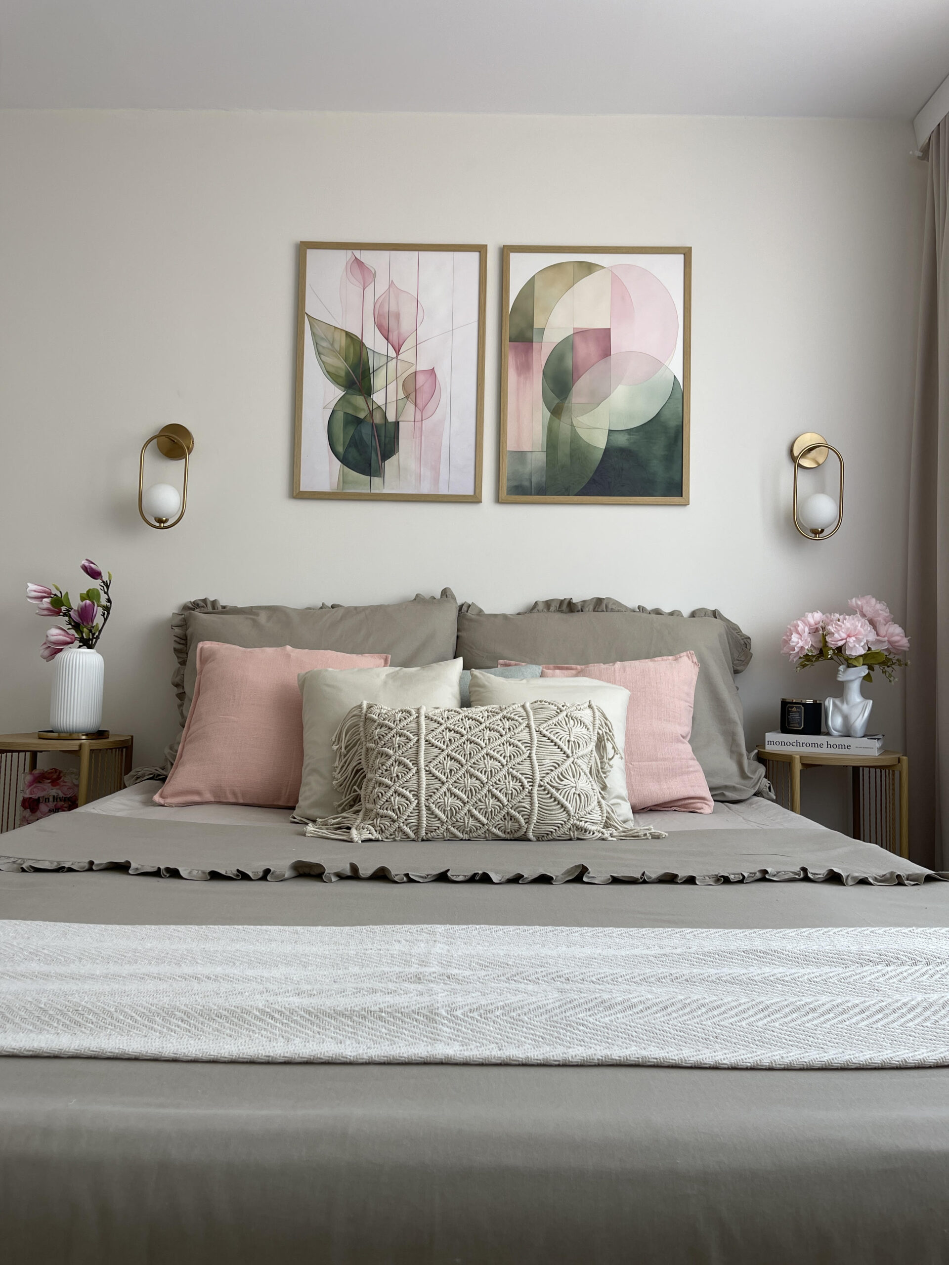 sypialnia doza koloru home staging Agnieszka Kopańska